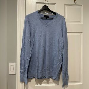 Banana Republic Light Blue premium luxe collection sweater